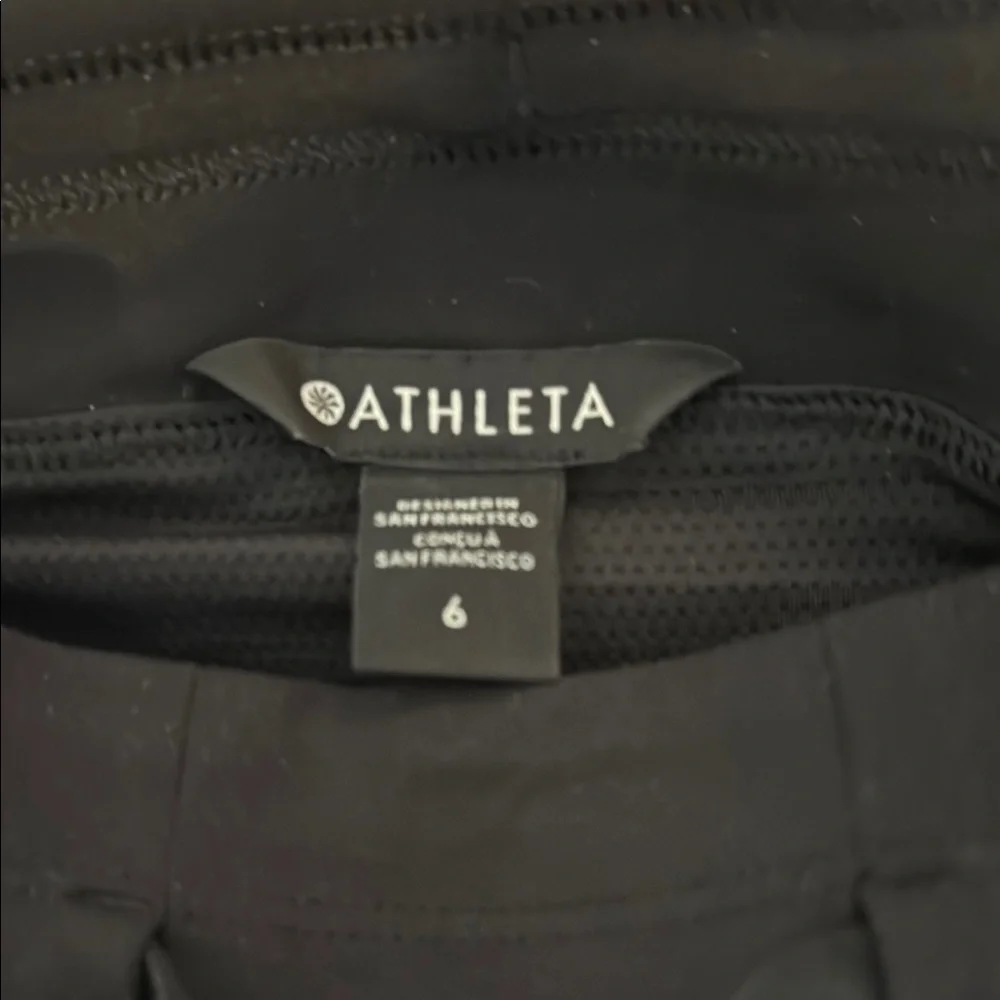 Athleta Black Mini Cargo Skirt Athleisure - Picture 3 of 5